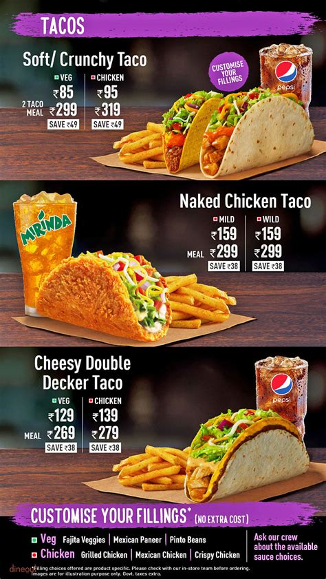 However, they are fried in canola andor vegetable oil in shared fryers with glutinous items. . Www taco bell menu
